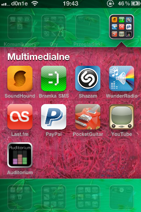 Zmiana tła folderów i paska multitaskingu na iOS