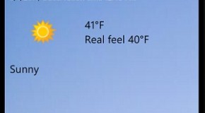Szczegółowe sprawdzanie pogody na Windows Phone 7