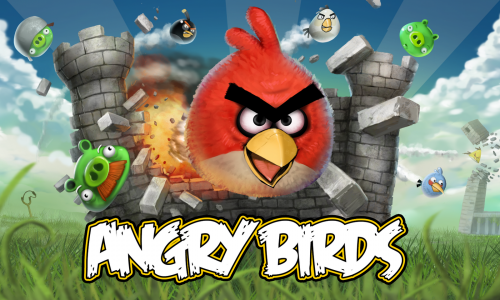 Angry Birds na ekranie komputera