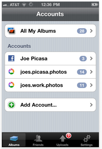 Dostęp do Picassy z poziomu iPhone’a