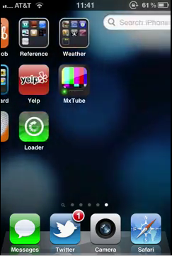 Zapętlone przewijanie ekranów iOS