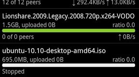 Kontrolowanie pobierania torrentów na Androidzie