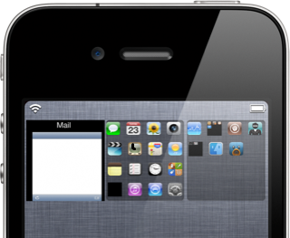 Pasek multitaskingu w centrum powiadomień iOS 5