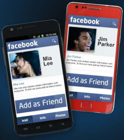 Dodawanie znajomych na Facebooku przez NFC