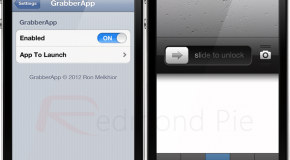 Uruchamianie dowolnej aplikacji po przeciągnięciu lock screena iOS 5.1